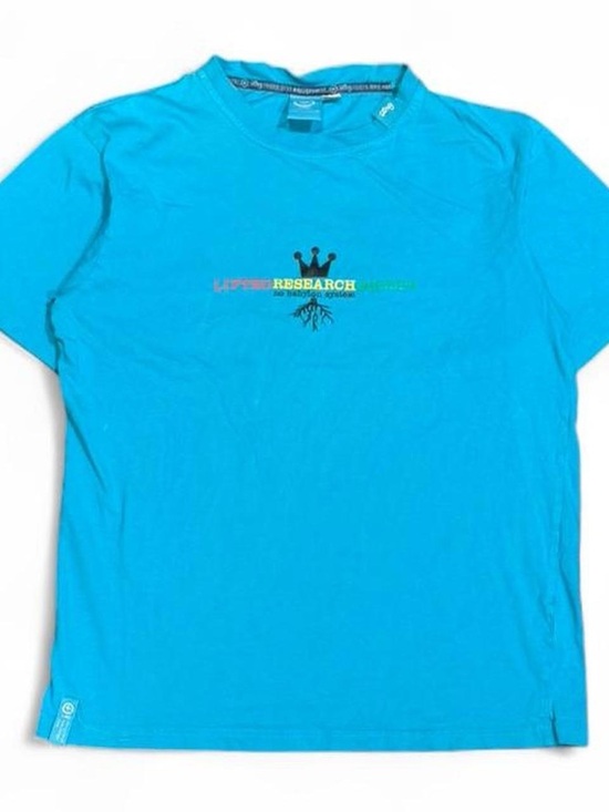 Lrg Other - Y2K LRG Embroidered Blue Graphic Tee
